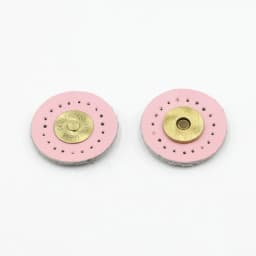 5 Sets Circular Shape Leather Buckles Purse Clasp Card Pack Hasp Clasp Hasp Buttons Diy Bag Accessories