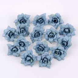 Rose Artificial Flowers Head 4CM Silk Fake Flowers for Home Hoom Decor Wedding Decorations DIY Crafts Garland Gift Accessories