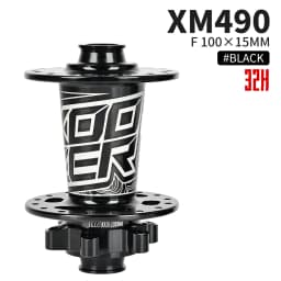 KOOZER XM490 Front Hub NBK 2 Bearing Cube Bushings 100x9MM 100x15MM 28/32/36 Holes Black Red