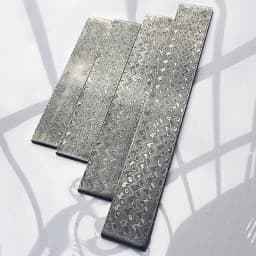 1piece Wave Pattern Damascus Steel VG10 Sandwich for DIY Exquisite Knife Making Has Been Heat Treatment Steel Knife Blade Blank