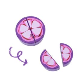 Simulation Magnetic Montessori Fruit Play House Strawberry Watermelon Banana Durian Seasoning Baking Toy Wooden Educational Toys