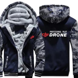 DJI Pilot Drone Hoodies Men Cool Thicken Winter DJI Phantom Mavic Sweatshirt Pullover Mans Coat