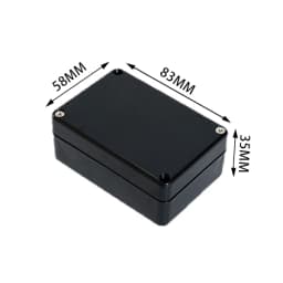 Black and white outdoor waterproof box Plastic box Electronic engineering box instrument waterproof junction box shell