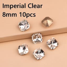 Different Shapes Super Clear 10PCS Rhinestones Glass DIY Accessories Crafts Crystal Jewels Beads For Nail Art Garment Decoration