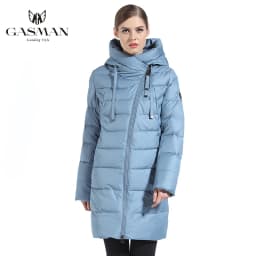 GASMAN 2022 Women Winter Jacket Long Winter Thick Coat Women Hooded Down Parka Warm Female Clothes Winter 5XL 6XL 180