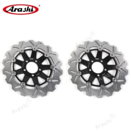 Arashi 1 Pair NINJA ZX6R 1995-2001 CNC Front Brake Disc Rotors For KAWASAKI ZX 6R ZX-6R 600 1995 1996 1997 1998 1999 2000 2001