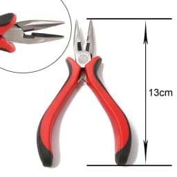 1Pc Black Red Blue Handle Anti-slip Splicing and Fixing Jewelry Pliers Tools & Equipment Kit for DIY Jewelry Accessory Design