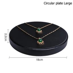 Jewelry Retail Store Black PU Ring Earring Stand Holder Bust Bangle Organzier Set Jewelry Pendant Necklace Chain Chokers Display