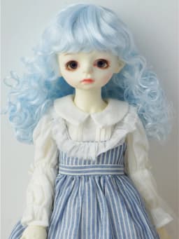 JD311 1/6 1/4 1/3 Synthetic mohair BJD wig 6-7inch 7-8inch 8-9inch Long European wave Doll hair YOSD MSD SD DOD Accessories