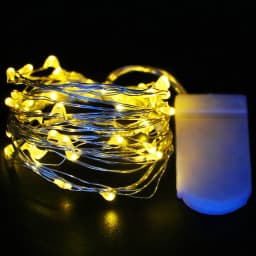 Waterproof Fairy Light Mini CR2032 Battery Powered Copper Wire String Lamps Garland Christmas Party Lighting Decoration
