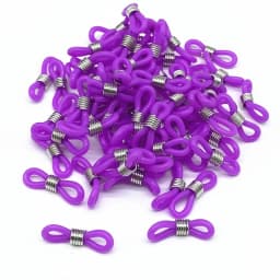 20pcs/100pcs Glasses Chain Silicone Rubber Ring Non Slip DIY Connector Strap Eyelets Rope Sunglasses Cord Accessory #ZZ04
