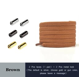 Flat No Tie Shoe laces Black White Shoelaces for Sneakers Elastic Laces without ties Kids Adult Quick lace for Shoes Rubber Band