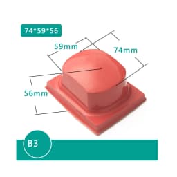 Free Ship One 50 Hardness Pad Printing Rubber Head Coding Machine Silicane Gel Product Customized Material