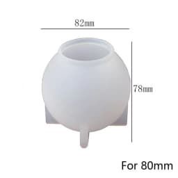 DIY Crystal Epoxy Resin Mold One-in-one Ball Small Night Lamp Multi-size Round Night Light Set Silicone Molds For Epoxy Resin