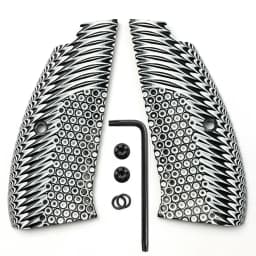 1Pair CZ75 G10 Handle Grips Patches for CZ 75 Full Size, SP-01 Series, Shadow 2, 75B BD, With Screws Included DIY Making Scales