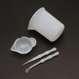 4Pcs Reusable Washable Silicone Resin Kit Mixing Measuring Divided Cups Tools Kit Sticks Spoon UV Epoxy Resin Jewelry Tools