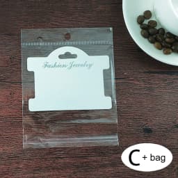50pcs Display Cards for Necklace Bracelet Earrings Ear Studs Cardboard Package Hair Clips White Craft Hang Tag Card Wholesale