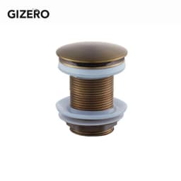 Bathroom Basin Sink Pop Up Drain Antique Brass Carved Waste Stopper Clic-clac Waterlet Vanity Sink Waste Drainer ZR2023