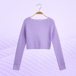 Girls Ballet Dance Sweater Elastic Flat Shoulder Sweater Teen Children Autumn Winter Dance Pullovers Long Sleeve Knitwear