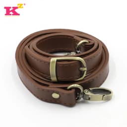 110-120cm Adjustable Bag Strap Leather Bag Handle Strap Shoulder Crossbody Handbag Handle Replacement for DIY Accessories KZ0075