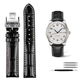 Genuine Leather Watchband Watch Strap For Longines L2 L3 L4 Masters COLLECTION Watch Belt Bracelet Cowhide Strap 19mm 20mm 21mm