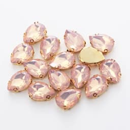 Mixed 50pcs Gold Champange Opal Rhinestones With Claw Plastic Resin Sew-on Champange Stone For Decoration Diy Shoes Accessories