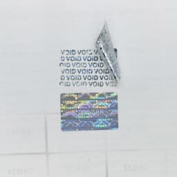 Holographic Warranty Transparent Code Stickers, Tamper-Proof Sealing Void Label, Laser Digital Sticker, 1000pcs 30mmx20mm