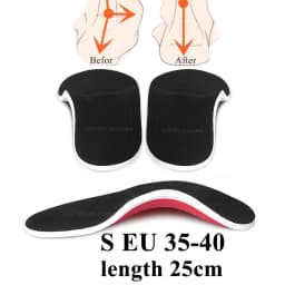 Premium Orthotic Gel High Arch Support Insoles Gel Pad 3D Arch Support Flat Feet For Women / Men Orthopedic Foot Pain Unisex