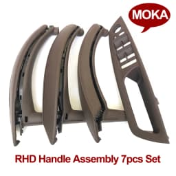 RHD Right Hand Driver Interior Door Armrest Leather Pull Handle Full Set For BMW X5 X6 E70 E71 E72 2007-2014