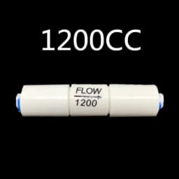 RO Water System Waste Water Flow Regulater Restrictor 1/4" OD Hose Reverse Osmosis Quick Pipe Fittiing 300CC 450CC 800CC 1500CC