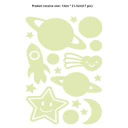 3D Bubble Luminous Stars Moon Dots Wall Stickers For Kids Room Bedroom Home Decoration Glow In The Dark DIY Combination Decals