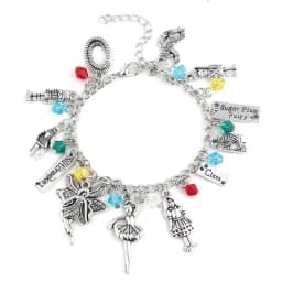 TV show Friends Charms Bracelet Central Perk Coffee Time Pendant Bangles Bracelets for Women Men Jewelry Gift