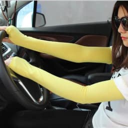 Men Women Ice Silk Modal Cold Mitten Half Finger Driving Arm Warmers UV Protection Sun Sunscreen Fingerless Sleeve Glove G190
