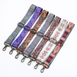 O Bag Handle Bag Strap for Women Removable DIY Shoulder Rainbow Handbag Accessories Cross Body Messenger Nylon Bag Strap Fashion