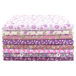 Booksew 30*30cm 8 PCS Pack Cotton Fabric Flower Printed Sewing Cloth Quilting Fabrics For DIY Handicrafts Accessories Patchwork