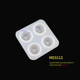 DIY Crystal Eye Silicone Mold For Doll Round Eye Mold For Resin Jewelry Making Mould