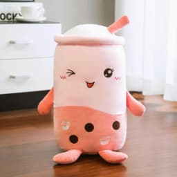 25-70cm Cartoon Fruit Bubble Tea Cup pillow stuffed soft Drink Apple Milk Tea back cushion fast food gifts for kids birthday