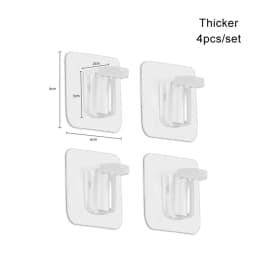 WIKHOSTAR 4/10pcs Adhesive Shelf Support Pegs Closet Cabinet Shelf Support Clips Wall Hanger For Kitchen Bathroom Accessories