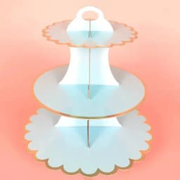 3-Tier Cardboard Cupcake Cake Stand Cupcake Holder for Birthday Party Wedding Baby Shower Christmas Parties Display Dessert