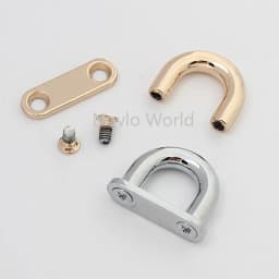 5-20-100 pieces 5 colors 9mm 3/8" Arch Bridge U Ring Link For Purse Bag Making,Shoes Metal Hanger Arch Bridge Connector