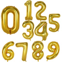 30 40 Inch Birthday Number Balloons Big Rose Gold Silver Figure Foil Balloon Wedding Baby Birthday Party Decoration Kid Globos