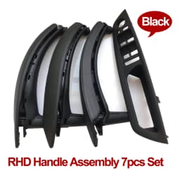 RHD Right Hand Driver Interior Door Armrest Leather Pull Handle Full Set For BMW X5 X6 E70 E71 E72 2007-2014