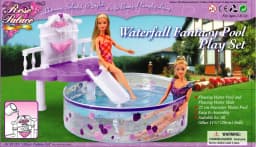 for 30cm doll kitchen dollhouse Furniture kitchen table refrigerator set girl toy for 30cm accessories house