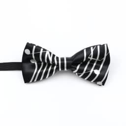Men's Music Theme Bow Ties Polyester Parent-Child Bowtie Set Piano Stave Guitar Star Pattern Mens Party Prom Cravat Accessory