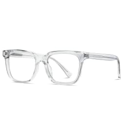 TR90 Blue Light Blocking Men's Square Glasses Radiation Protection Eyeglasses Women Transparent Fashion Eyewear