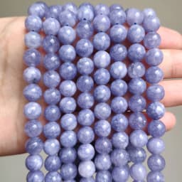 Natural Stone Beads 4 6 8 10mm Turuoqises Lava Amazonite Agates Amethysts Round Beads for Jewelry Making DIY Handmad Bracelet