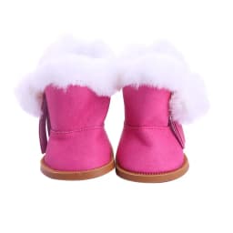 7cm Doll Shoes Doll Boots Plush Snow Panda For 18 Inch American&43Cm Baby Doll Accessories Our Generation Girl`s Toys Gifts