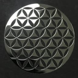 Flower of Life Metal Patch Phone Case Back Sticker Pyramid Model Decoration Sticker