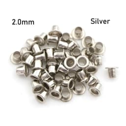 200Pcs Mini Eyelet Buttons for DIY Doll Belt Buckles Metal Buckle Snap Button Bag Shoes Clothes Sewing Accessories 1.5/2.5mm