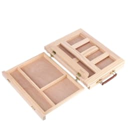Multifunction Painting Easel Box Artist Desk Easel Portable Miniature Desk Light Weight Folding Easel For Storage During Trips